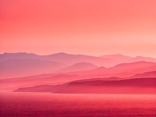 pink to red gradient background  
