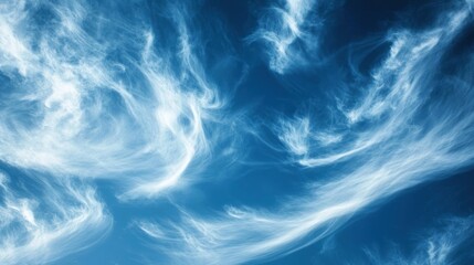 Abstract Sky: A Symphony of Cirrus Clouds