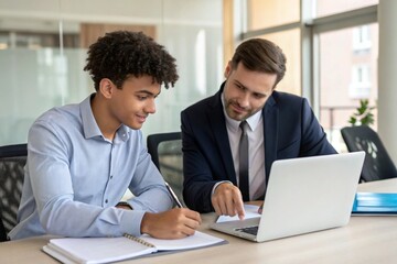 Obraz premium business people working together