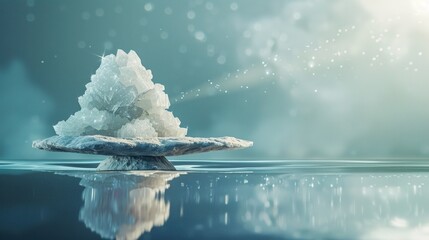 Stylish hydration and electrolytes balance in wellness and sport concept