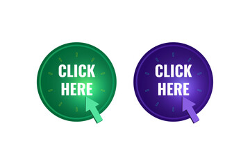 Click Here Round Buttons