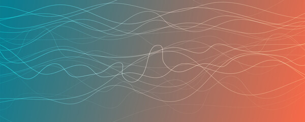 Abstract gradient background with wave beams