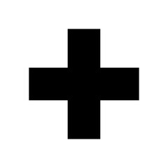 Obraz premium Cross icon