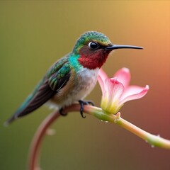 blue tailed hummingbird