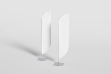 Flag Banner Convex Mock-Up