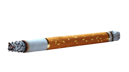 Cigarette stick isolated on white background, HD and realistic