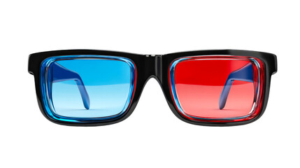 Fototapeta premium Retro 3D glasses for immersive viewing experience