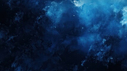 Abstract watercolor paint background dark blue color grunge. texture for background, banner illustration