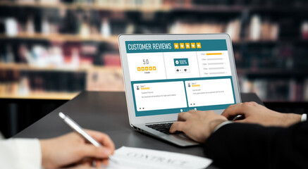 Customer experience and review analysis by brisk computer software for corporate business