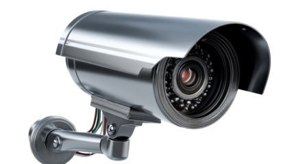 Security camera for surveillance in home and office settings