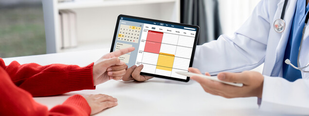 Online applointment booking calendar for brisk regristration on the internet website