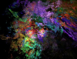 Imaginatory fractal abstract background Image