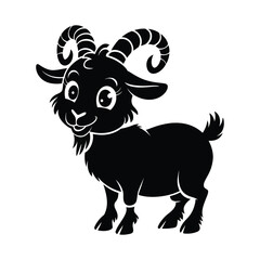 Goat Silhouette Vector illustrator