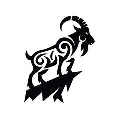 Goat Silhouette Vector illustrator
