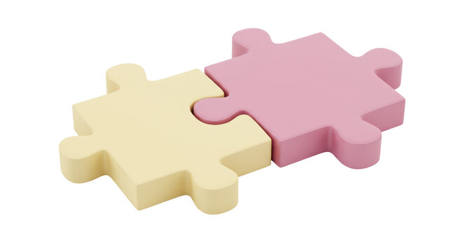 Isolated Interlocking Puzzle Pieces