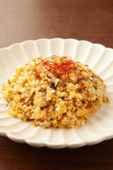 玄米のチャーハン