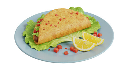Isolated Taco