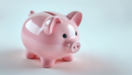 Obraz premium Pink Piggy Bank Savings. (3)