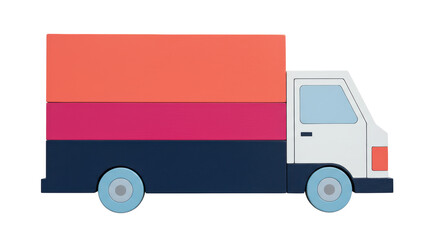 Isolated Toy Truck