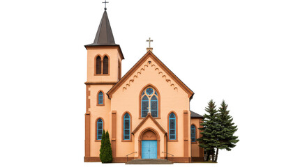 Isolated Church Building