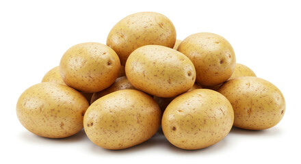 Golden Potatoes Fresh Harvest Delicious Pile of Potatoes Food Photography