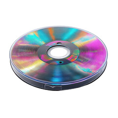 Fototapeta premium CD case isolated on transparent background.