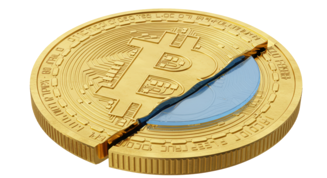 Isolated Broken Bitcoin