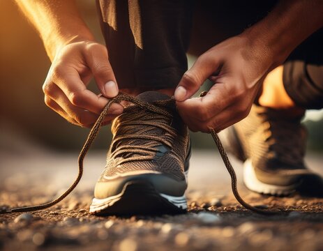 Atarse los cordones de los zapatos 