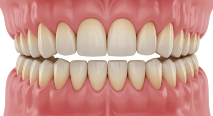 Isolated Perfect Teeth