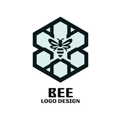 Bee Vector Logo Design