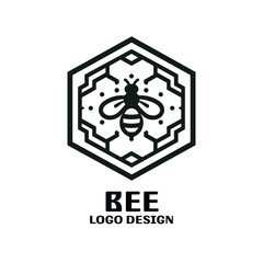 Bee Vector Logo Design