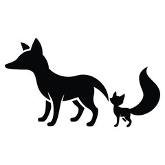 vector image of a cat