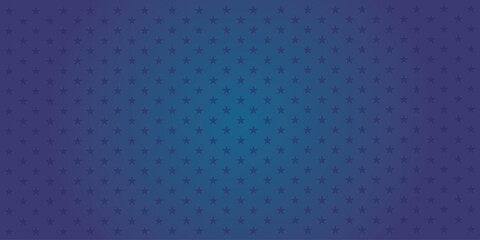 Star pattern on dark blue background with gradient. Ideal for patriotic USA themes, Independence Day visuals, or abstract decorative designs.