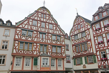 Fototapeta premium Street in Bernkastel-Kues in Germany 