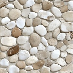 Organic Pebble Pattern in Calm Beige Tones