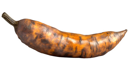 A detailed image of a root vegetable with natural imperfections ideal for culinary health an