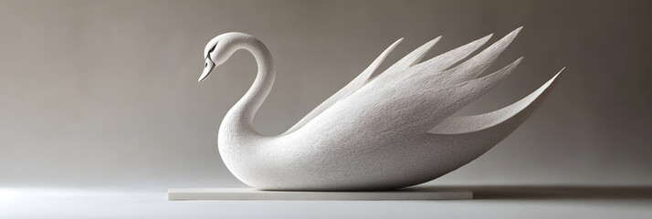 Serenity in Motion: An Artistic Ode to the Elegance of the Swan