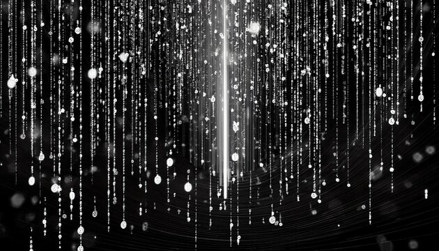 abstract digital binary code, computer matrix data falling numbers concept background, graphic resource