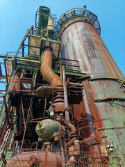 Stillgelegtes historisches Hochofenwerk in Dortmund Hörde