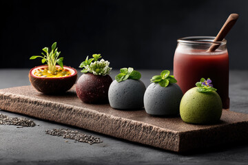 An imaginative raw vegan dessert trio 