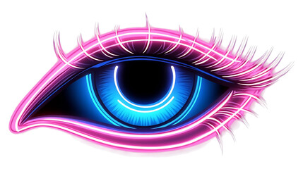 Awareness vision eye icon a minimal clean outline and gradient iris symbolizing insight and perception leaving ample open space for themes on clarity and awareness