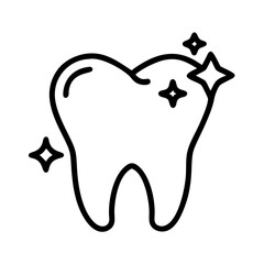 Dental care and teeth whitening concept for healthy smile and oral hygiene vector illustration