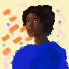 A stylish young Black woman.