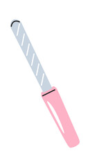 Hand drawn nail file accessory