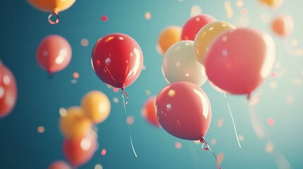 Birthday greeting card design for graphic use and print. 