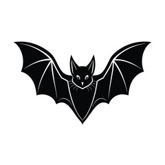 Isolated Bat on White Background For Hallowen