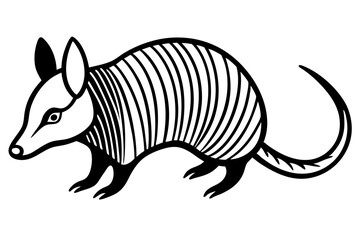 Armadillo Pet Line Sketch
