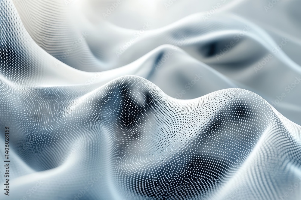 Poster soft and flowing fabric texture with subtle patterns captured in natural light