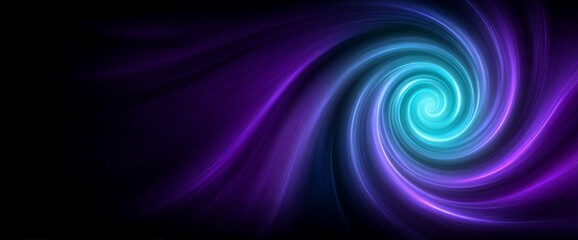 Fototapeta premium A purple and blue swirl with a purple background