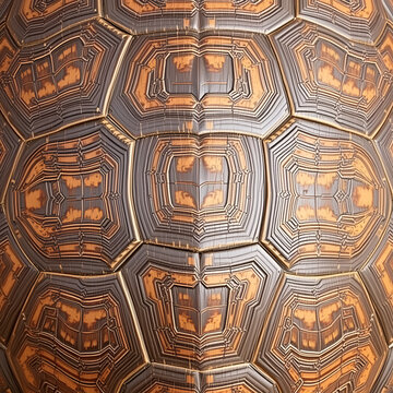 Texture of giant turtle or testudinidae reptile skin natural old patterns background